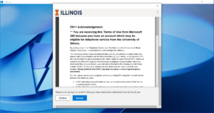 E911 acknowledgment screenshot 2